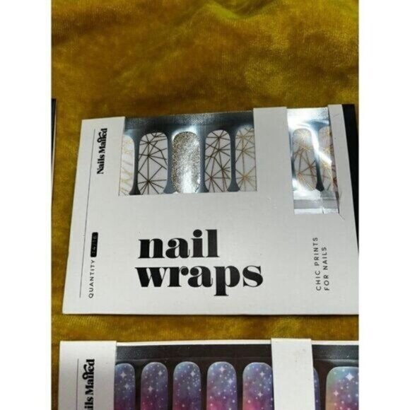 Nails Mailed Set of 4 Nail Wraps NWT - Picture 4 of 5
